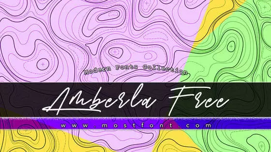 Typographic Design of Amberla-Free