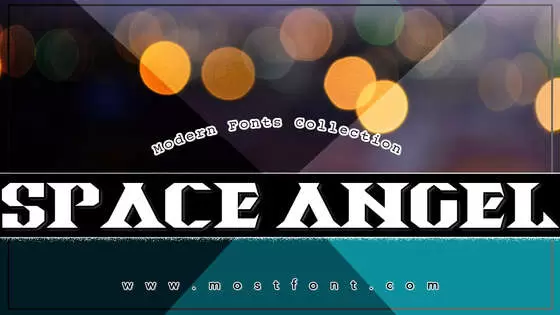 Typographic Design of Space-Angel