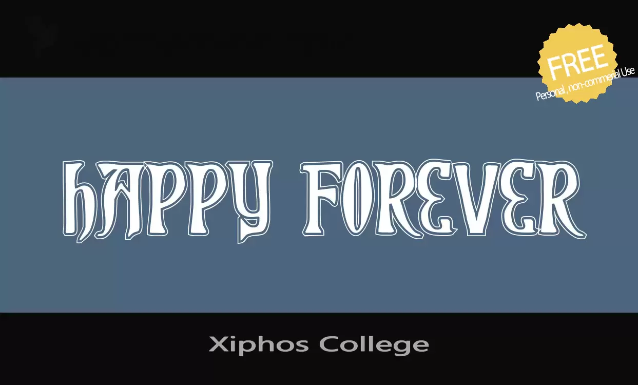 Sample of Xiphos-College