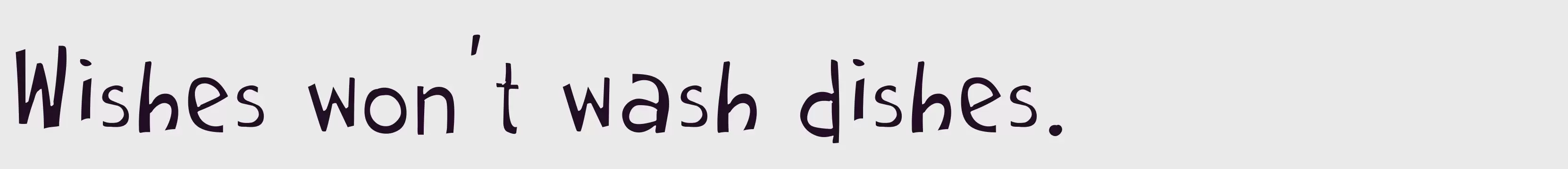 「Cartoon 2 Package Italic」字体效果图
