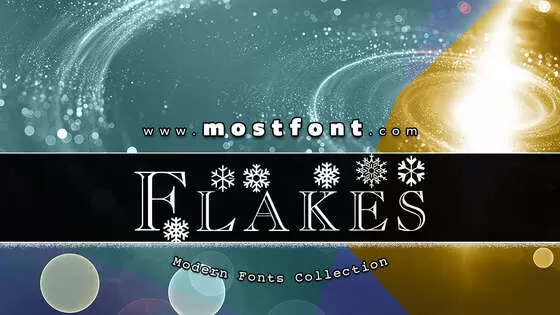Typographic Design of Flakes