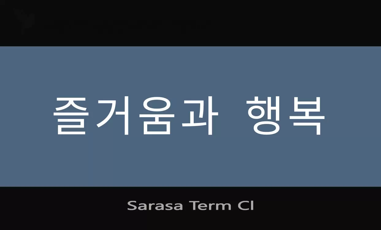 「Sarasa-Term-Cl」字体效果图