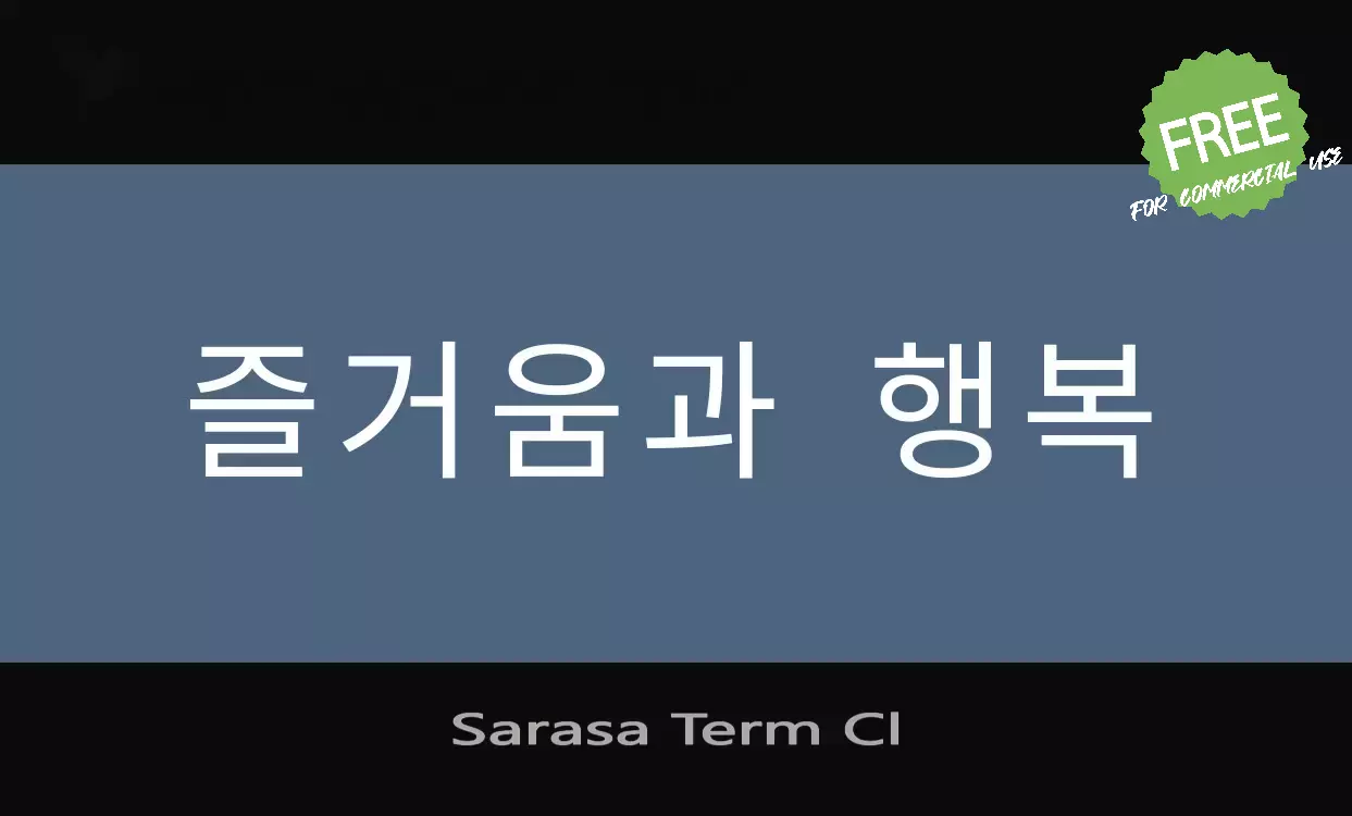 「Sarasa-Term-Cl」字体效果图