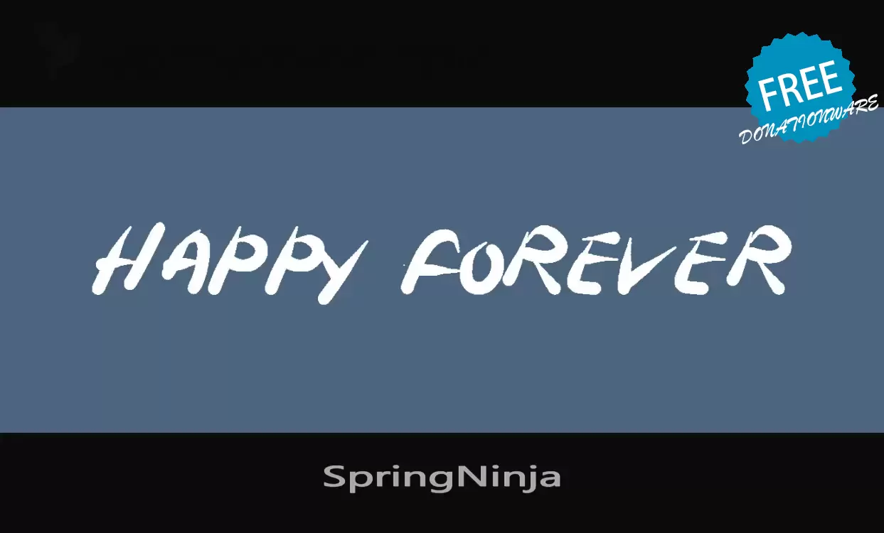 Sample of SpringNinja