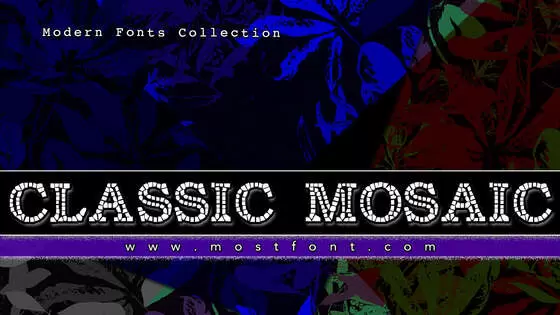 Typographic Design of Classic-Mosaic