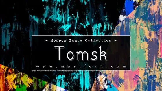 「Tomsk」字体排版样式