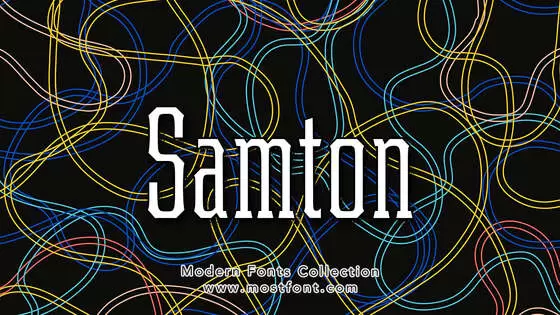 Typographic Design of Samton