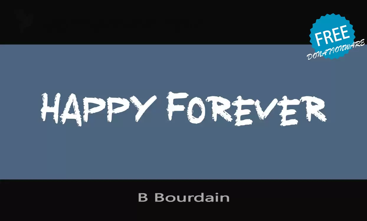 Sample of B-Bourdain