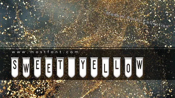 「SwEeT-YElLoW」字体排版样式