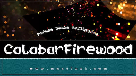 Typographic Design of CalabarFirewood