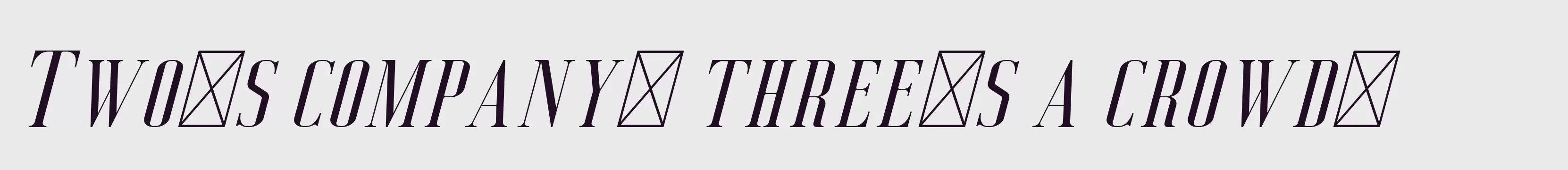 Preview Of Deluce Italic