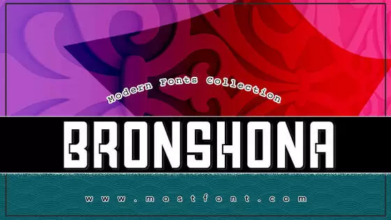 Typographic Design of BRONSHONA-1