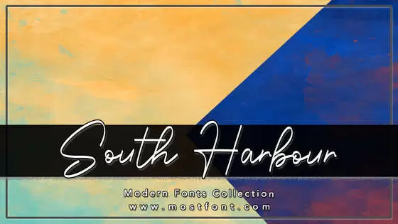 Typographic Design of South-Harbour