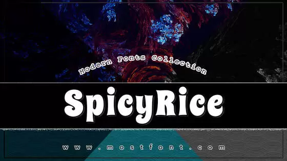 Typographic Design of SpicyRice