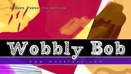 「Wobbly-Bob」字体排版样式