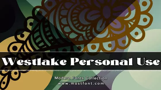 Typographic Design of Westlake-Personal-Use