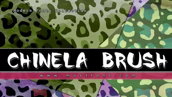 「Chinela-Brush」字体排版图片