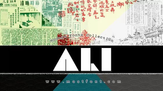 Typographic Design of Ali