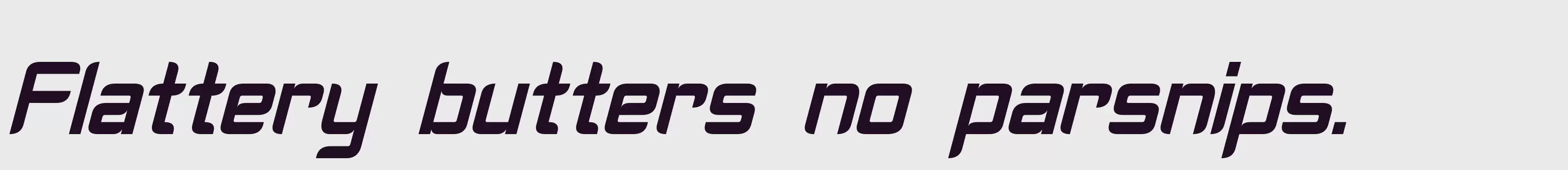 「Cyberverse Condensed Italic」字体效果图