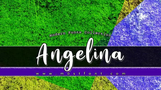 Typographic Design of Angelina