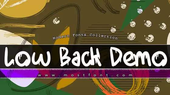 「LowBack-Demo」字体排版图片