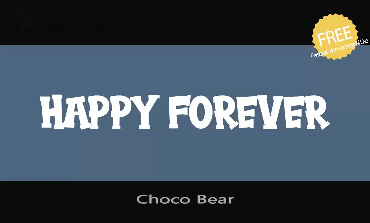 Sample of Choco-Bear