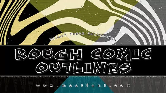 Typographic Design of Rough-Comic-Outlines