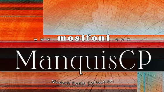 「ManquisCP」字体排版图片