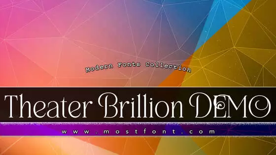 Typographic Design of Theater-Brillion-DEMO