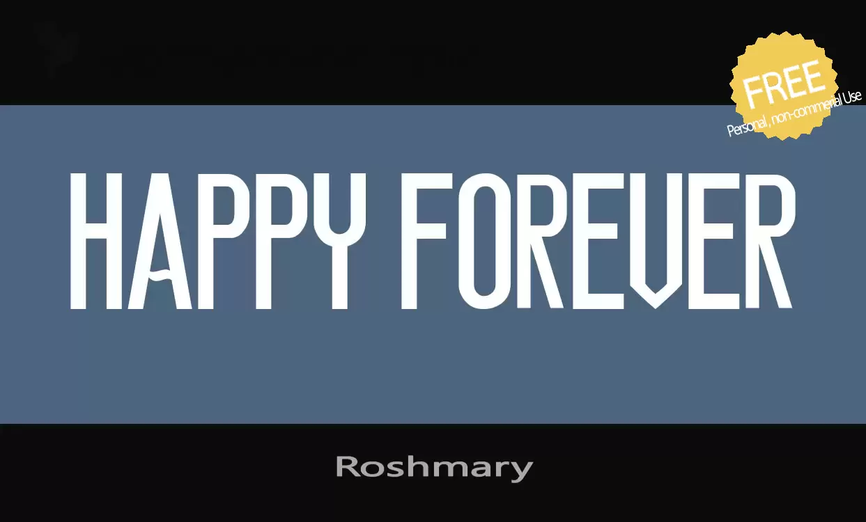 Sample of Roshmary