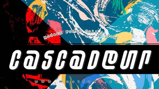 Typographic Design of Cascadeur