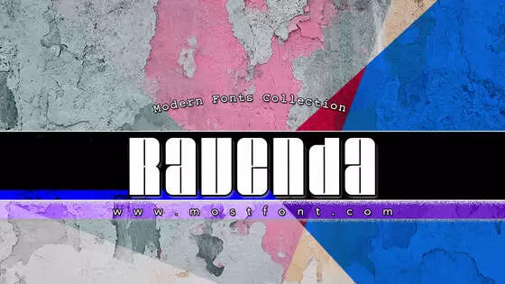 「Ravenda」字体排版图片