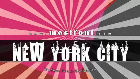 「New-York-City」字体排版样式