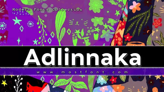 Typographic Design of Adlinnaka