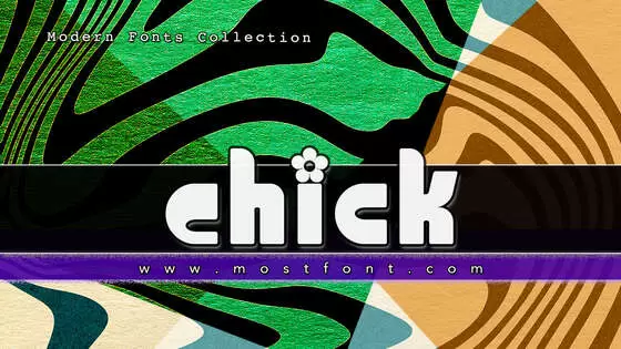 「Chick」字体排版样式