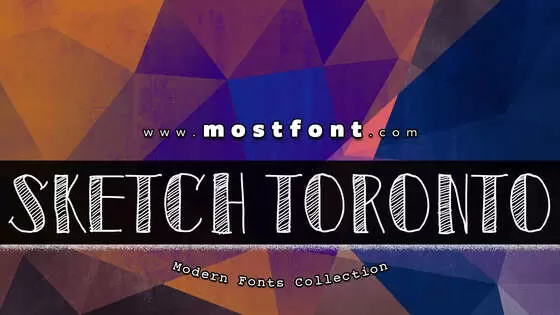 Typographic Design of Sketch-Toronto