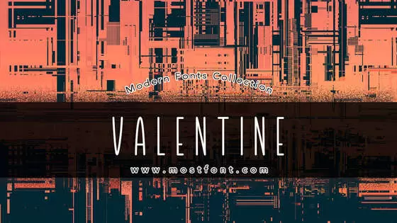 Typographic Design of Valentine