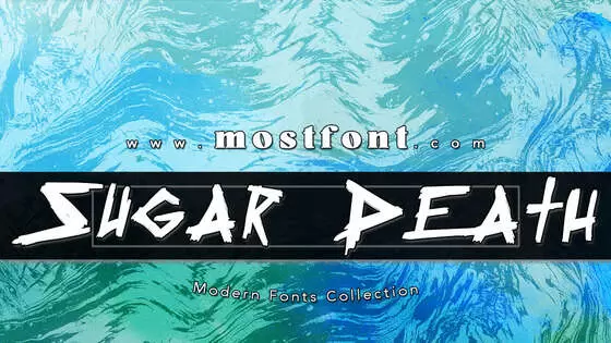「Sugar-Death-2」字体排版图片