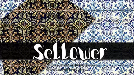 「Sellower」字体排版样式