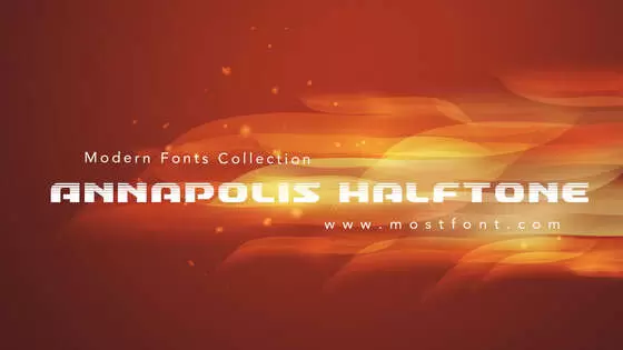 Typographic Design of Annapolis-Halftone