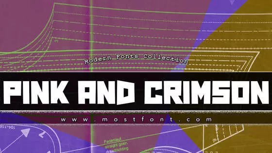 Typographic Design of Pink-And-Crimson