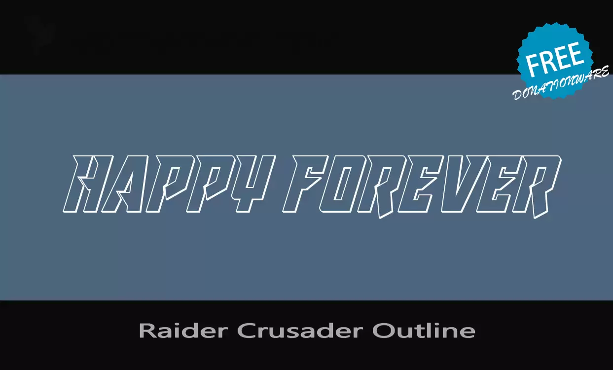 Sample of Raider-Crusader-Outline