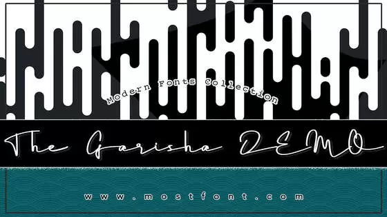 Typographic Design of The-Garisha-DEMO