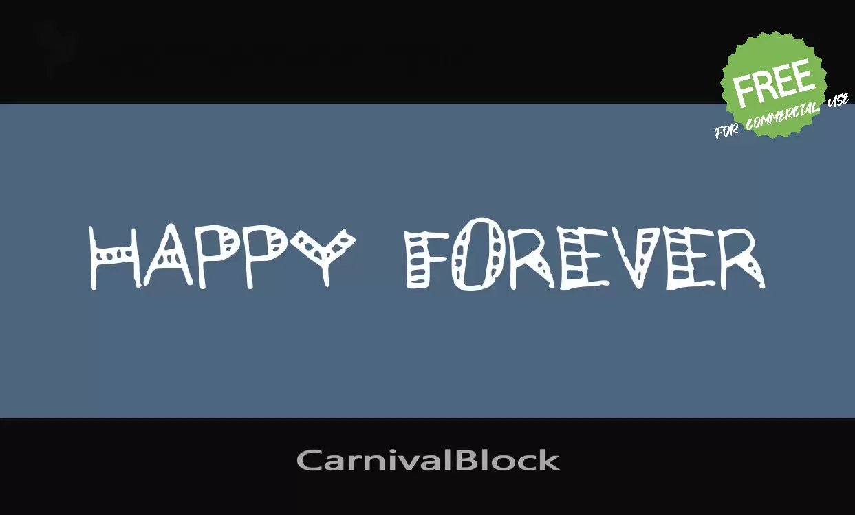 Sample of CarnivalBlock