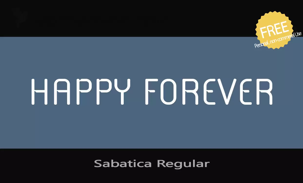 Sample of Sabatica-Regular