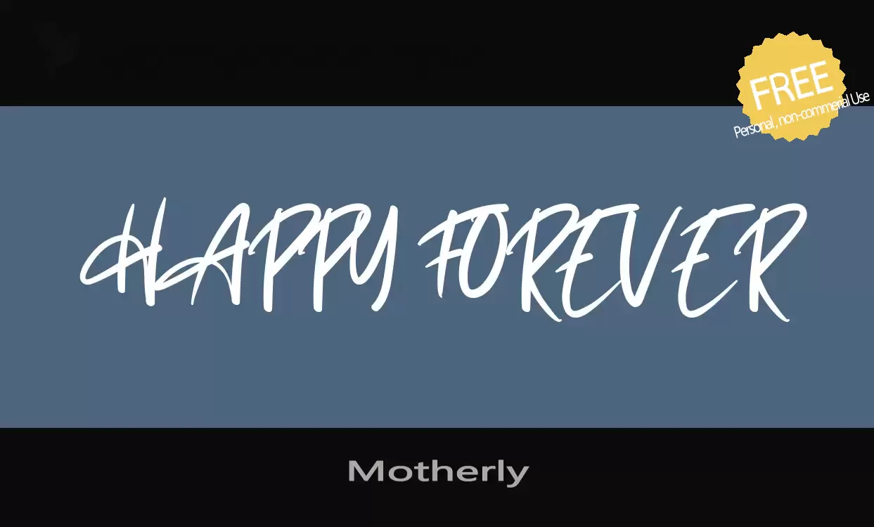 Sample of Motherly