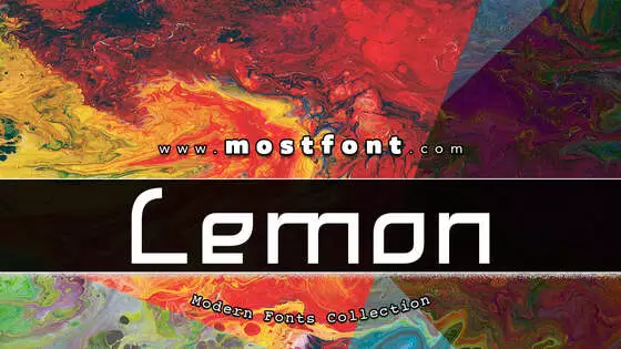「Lemon」字体排版样式