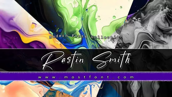 「Rastin-Smith」字体排版图片