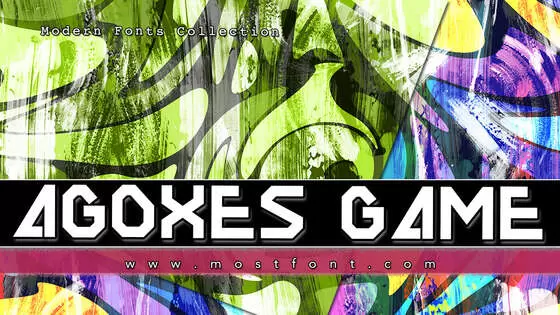 Typographic Design of AGOXES-GAME
