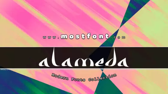 Typographic Design of Alameda